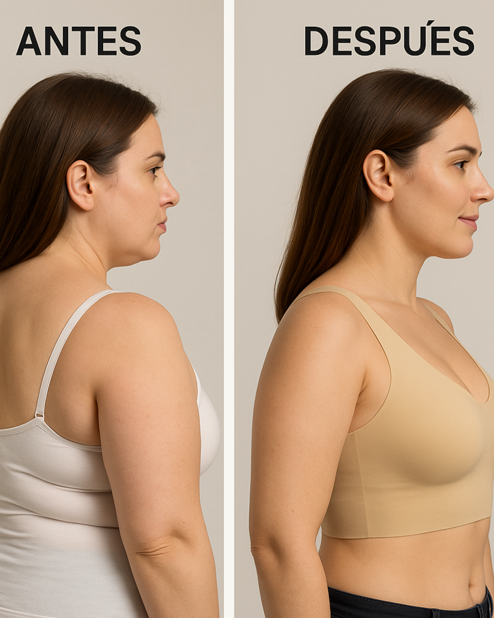 Corpi&ntilde;o que marca la espalda y rollitos